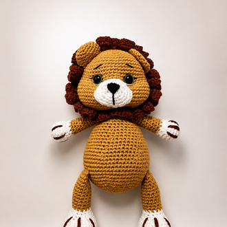 Amigurumi Aslan  | El Yapımı Organik Oyuncak
