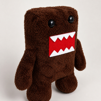 Domo Kun El Yapımı Amigurumi Oyuncak (30 cm) | Peluş İp | Koleksiyonluk