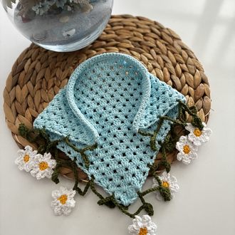 Papatyalar  taçlı bandana 