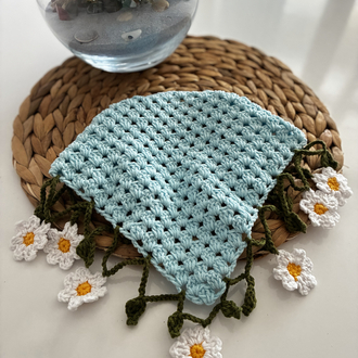 Papatyalar  taçlı bandana 