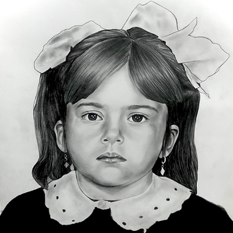 Karakalem portre çizimi