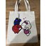 Spiderman ve hello kitty bez çanta