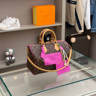 Louis Vuitton Monogram Perforated Speedy Soft 30