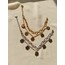 GOLD YONCA DESENLİ ÇELİK BİLEKLİK 