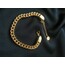 GOLD KALIN ZİNCİR ÇELİK BİLEKLİK 