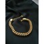 GOLD KALIN ZİNCİR ÇELİK BİLEKLİK 