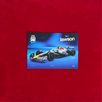 Liam Lawson VCARB Red Bull F1 Formula 1 Racing Driver Card