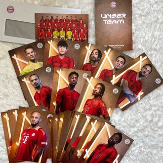 Bayern Münih Lisanslı Baskı İmzalı Kartlar