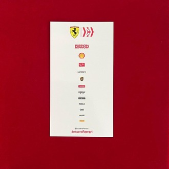 Charles Leclerc – Ferrari 2019 İmzalı Sürücü Kartı