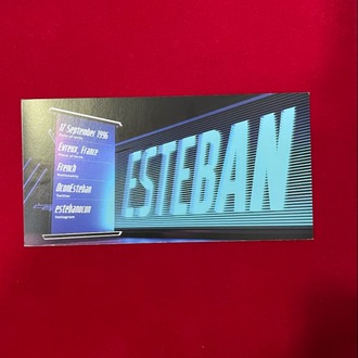 Esteban Ocon Alpine Baskı İmzalı  Kartı