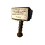 Thor'un Çekici Mjolnir Marvel Koleksiyonluk Büyük Boy 25x15cm Figür