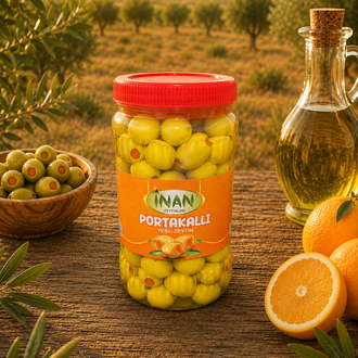 Portakallı Yeşil Zeytin