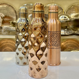 GAMZE PARLAK BAKIR RENK MATARA ( 750ml ) 