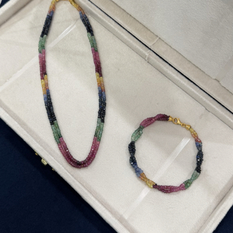 Safir-Zümrüt-Yakut Set