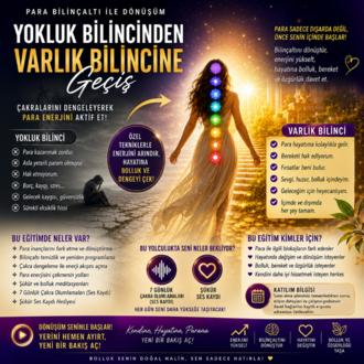 Varlık Bilincine Geçiş : 7 Günlük Çakra ve Enerji Hizalanması Kampı
