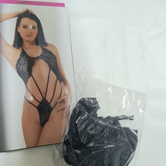 Siyah Fantazi Bodysuit
