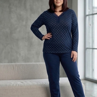 Büyük Beden Bambu Pijama Takımı