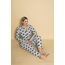 Büyük Beden Süet Pijama Takımı