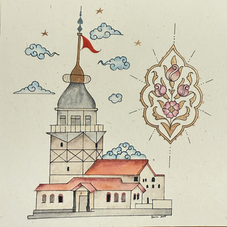Kız kulesi desen 