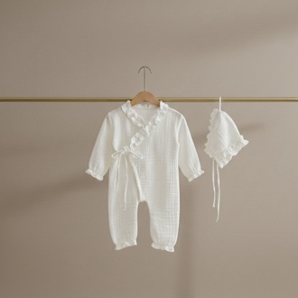 İncila Baby Önden Bağlamalı Tulum