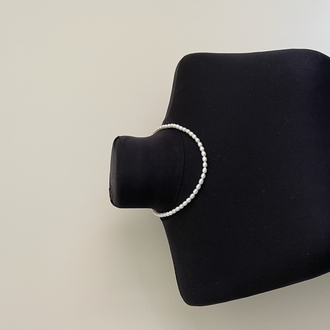 Premium İthal, 6mm Gerçek Tatlısu Arpa İnci Kolye