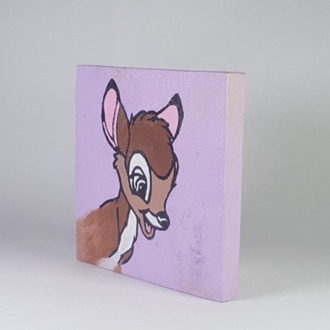 El Yapımı Masif Ahşap Duvar Süsü - 15x15 cm