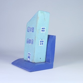 El Yapımı ahşap Kitap Tutacağı, Masa Süsü (17x10,5x8,5 cm.)