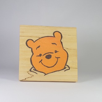 El Yapımı Masif Ahşap Duvar Süsü - 15x15 cm