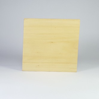 Kalp.. El Yapımı Masif Ahşap Duvar Süsü - 15x15 cm