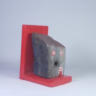 El Yapımı ahşap Kitap Tutacağı, Masa Süsü (15x11,5x8cm.)