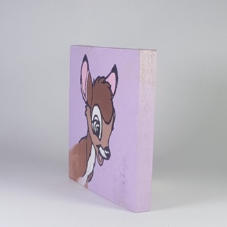 El Yapımı Masif Ahşap Duvar Süsü - 15x15 cm