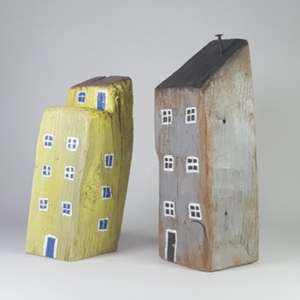 2'li El Yapımı ahşap Kitap Tutacağı, Masa Süsü (20x7x5 cm.,22x7x7 cm.)