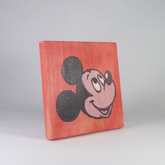 El Yapımı Masif Ahşap Duvar Süsü - 15x15 cm