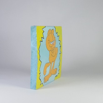 El Yapımı Masif Ahşap Duvar Süsü - 15x15 cm