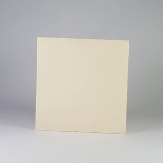 El Yapımı Masif Ahşap Duvar Süsü - 15x15 cm (Ying/Yang- Love)