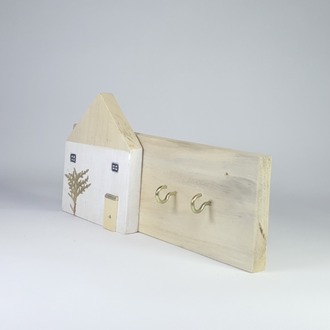 2 çengelli anahtarlık. 27x13x3 cm.
