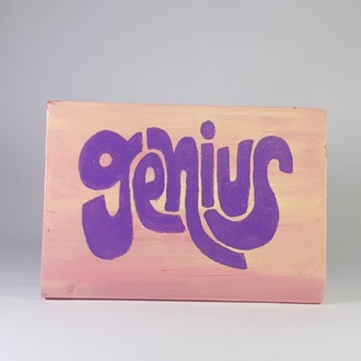 El Yapımı Masif Ahşap Duvar Süsü - 15x15 cm
