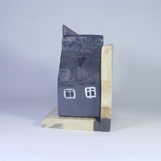 Ahşap ve Doğanın Buluşması (17x15x11 cm.) -Eşsiz Minik Sokak Canlandırması -