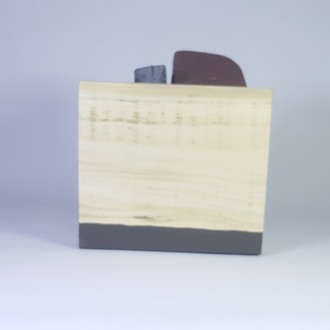 Ahşap ve Doğanın Buluşması (17x15x11 cm.) -Eşsiz Minik Sokak Canlandırması -