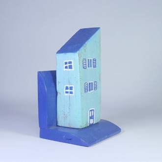 El Yapımı ahşap Kitap Tutacağı, Masa Süsü (17x10,5x8,5 cm.)