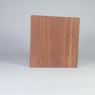 El Yapımı Masif Ahşap Düvar Süsü - 15x15 cm