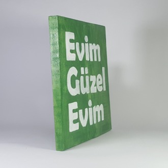 El Yapımı Masif Ahşap Duvar Süsü - 15x15 cm