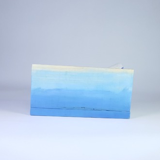 Eşsiz Minik Sokak Canlandırması - Ahşap ve Doğanın Buluşması (20x9x8 cm.)