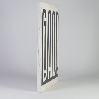 El Yapımı Masif Ahşap Duvar Süsü - 15x18 cm
