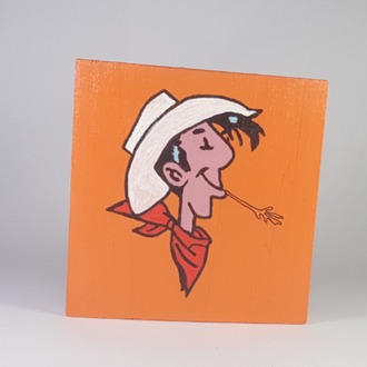 El Yapımı Masif Ahşap Duvar Süsü - 15x15 cm