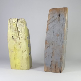 2'li El Yapımı ahşap Kitap Tutacağı, Masa Süsü (20x7x5 cm.,22x7x7 cm.)