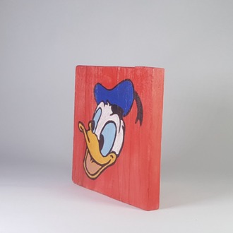 El Yapımı Masif Ahşap Duvar Süsü - 15x15 cm