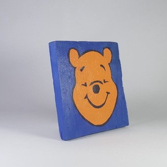 El Yapımı Masif Ahşap Duvar Süsü - 15x15 cm