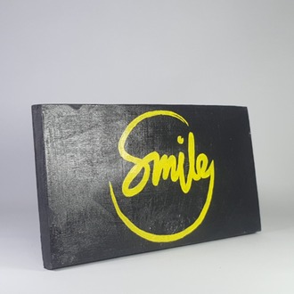 El Yapımı Masif Ahşap Duvar Süsü - 19x15 cm