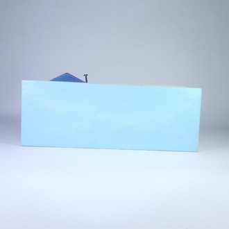 Eşsiz Minik Sokak Canlandırması - Ahşap ve Doğanın Buluşması (30x14x11 cm.)
